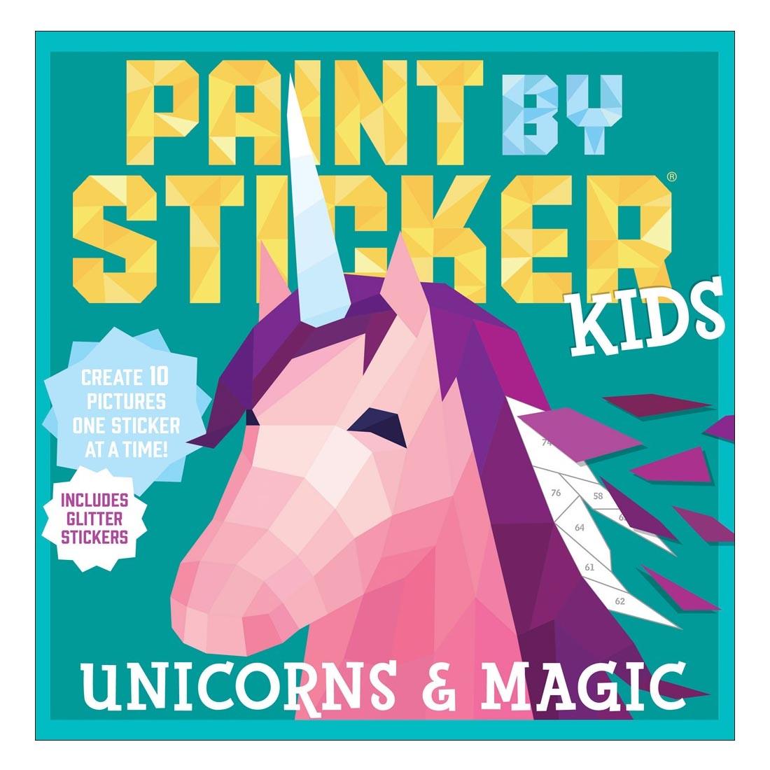 front cover of the book Unicorns & Magic Paint by Sticker Kids