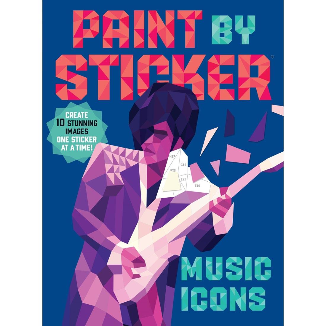 front cover of Music Icons Paint By Sticker book