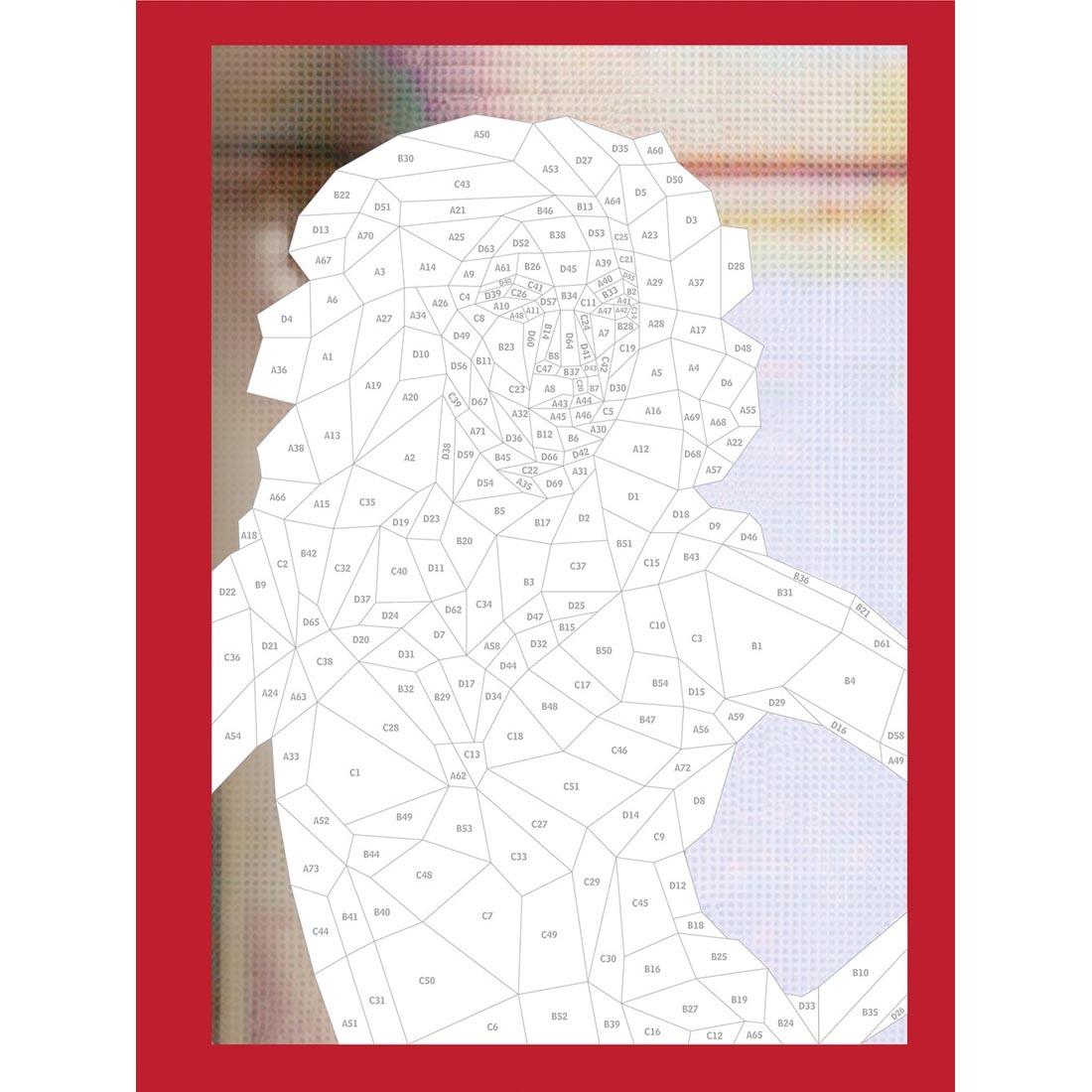 page from the Music Icons Paint By Sticker book