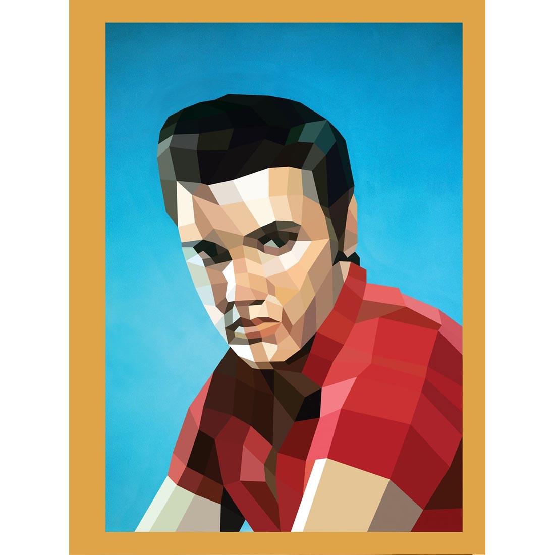 completed Elvis page from the Music Icons Paint By Sticker book
