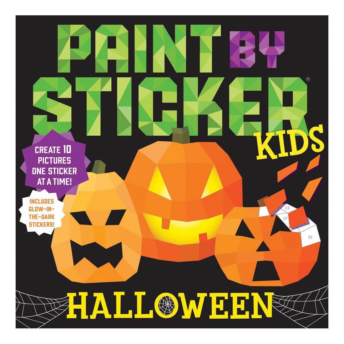 front cover of Halloween Paint by Sticker Kids