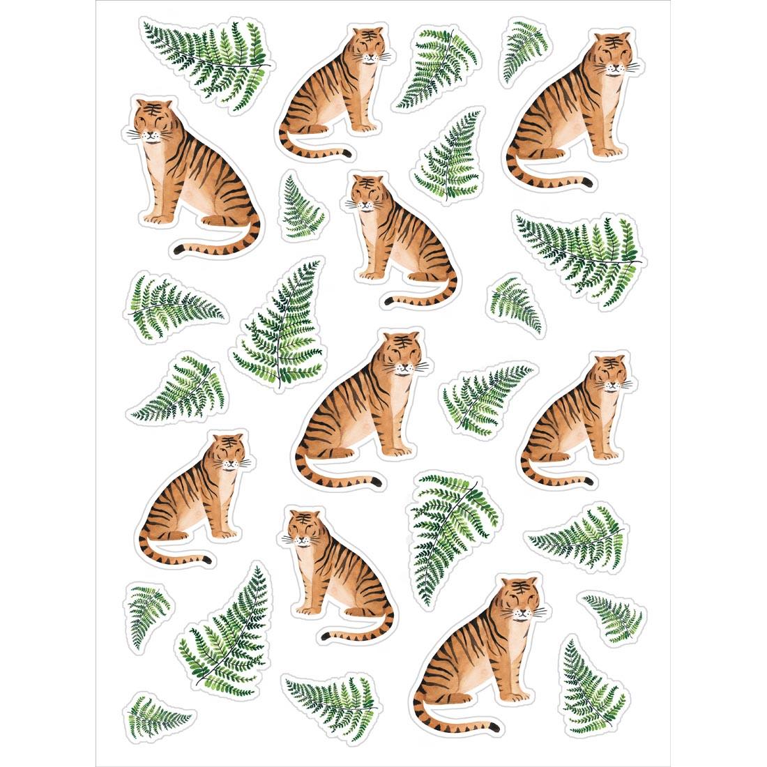 sample sticker page from All Good Things Are Wild And Free Sticker Book