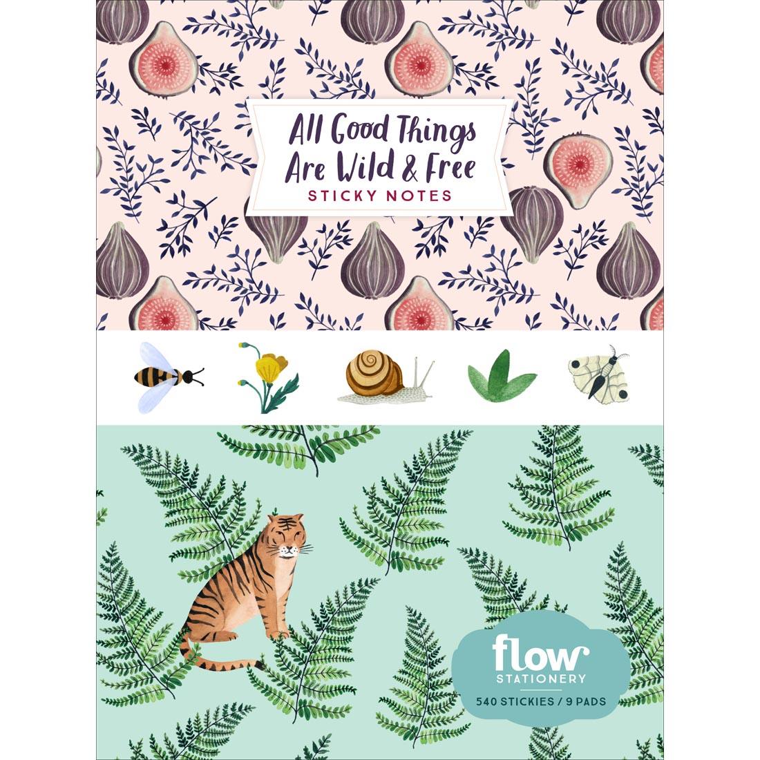 cover of All Good Things Are Wild And Free Sticky Notes set