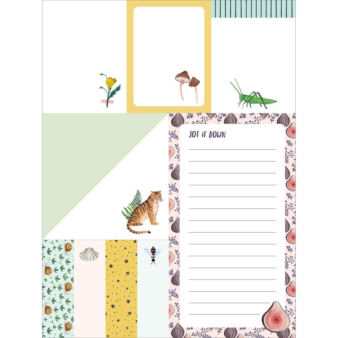 sample of sticky note designs found in All Good Things Are Wild And Free Sticky Notes set