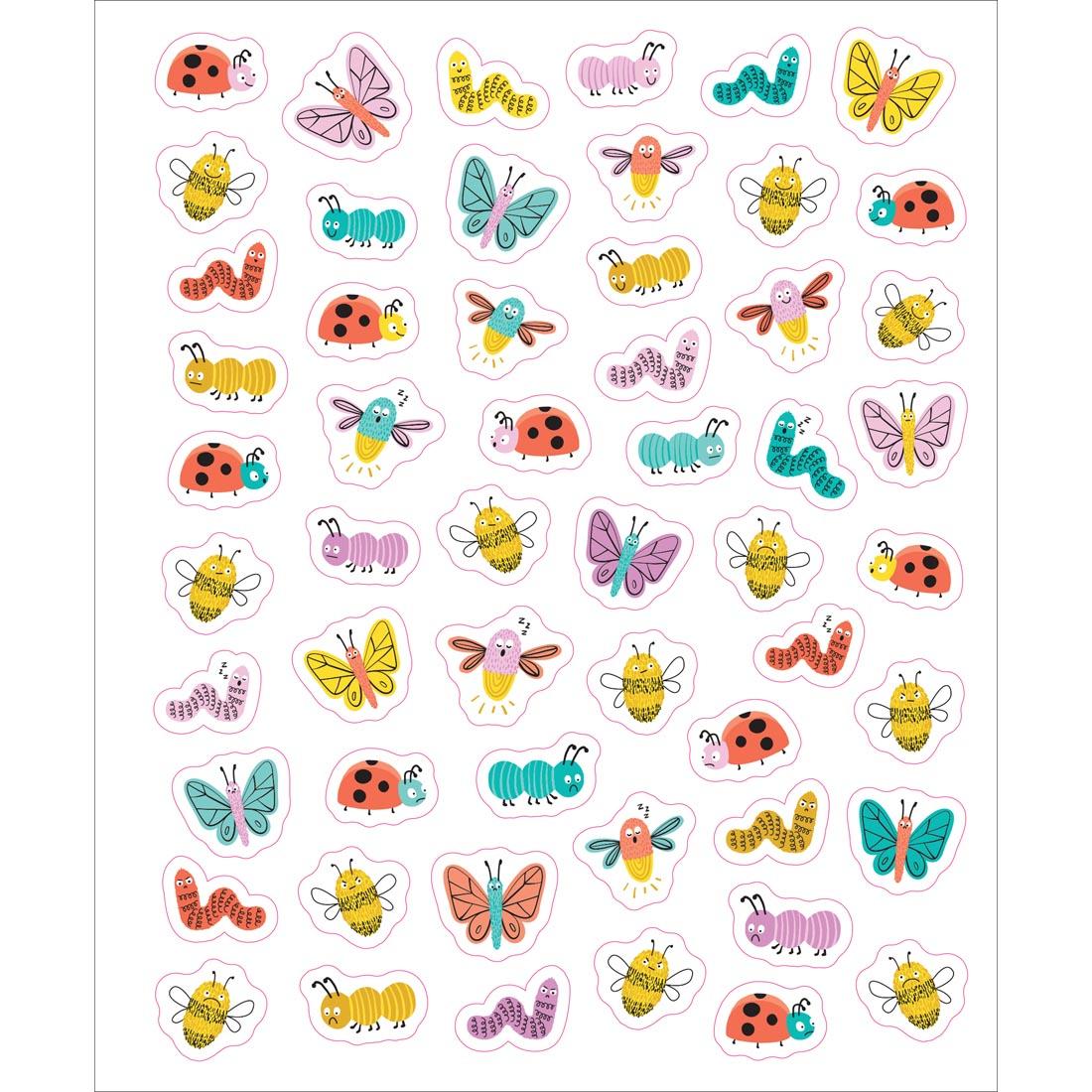 sample sticker page from So Many Feelings Stickers By Pipsticks and Workman