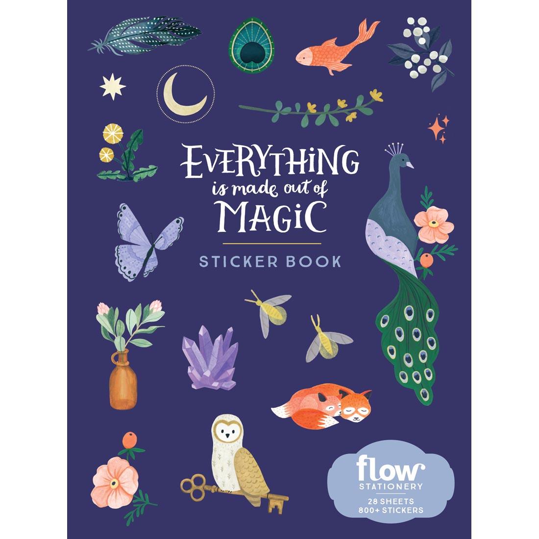 Front cover of Everything Is Made Out of Magic Sticker Book