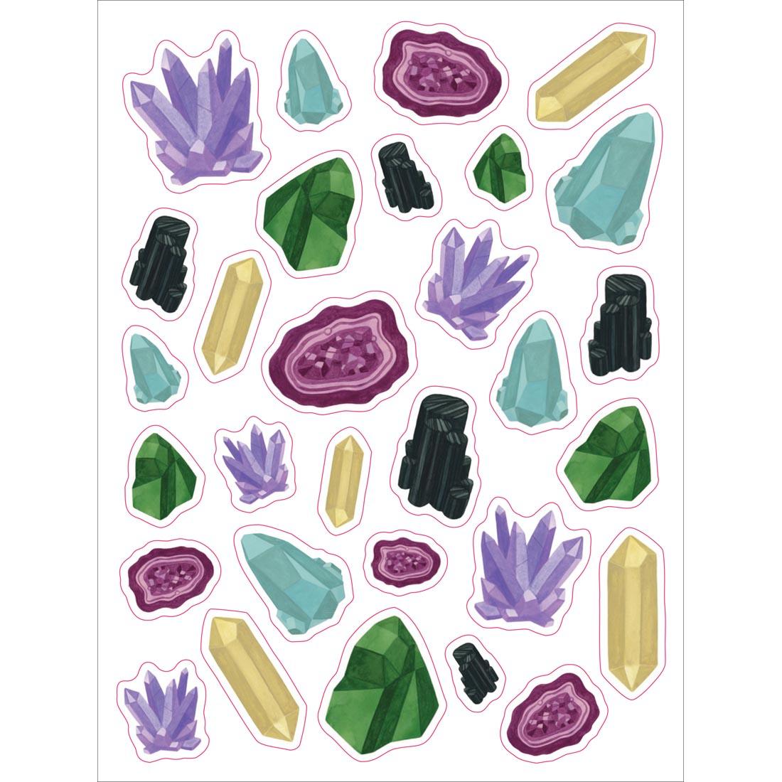 sample sticker page from Everything Is Made Out of Magic Sticker Book