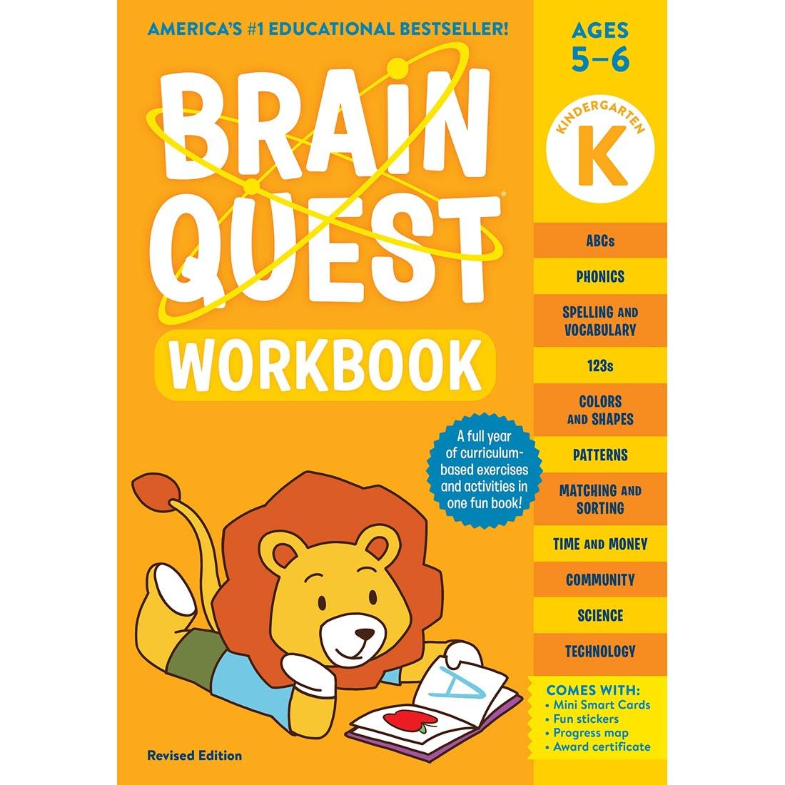 front cover of Brain Quest Workbook Kindergarten