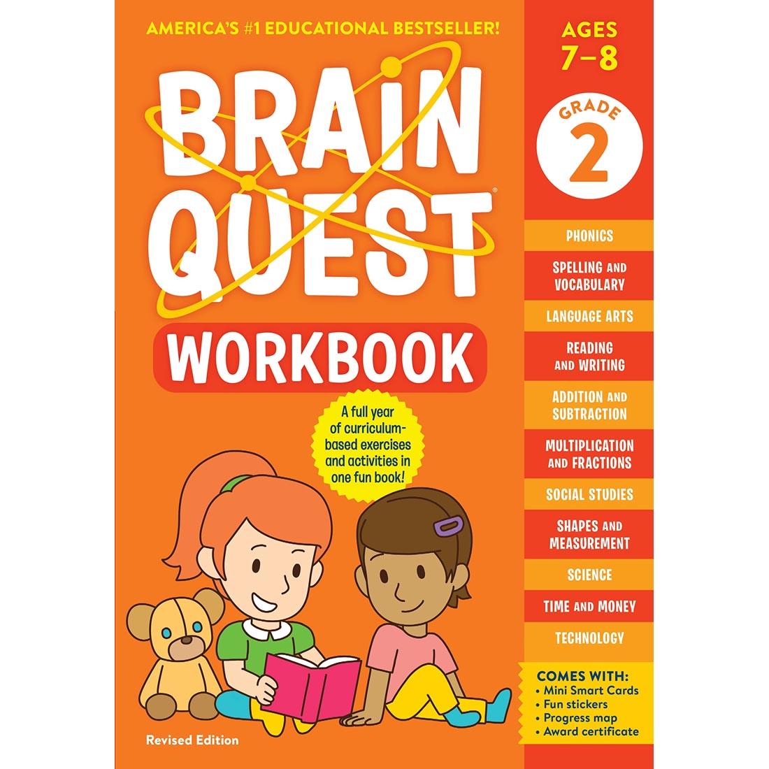 front cover of Brain Quest Workbook Grade 2