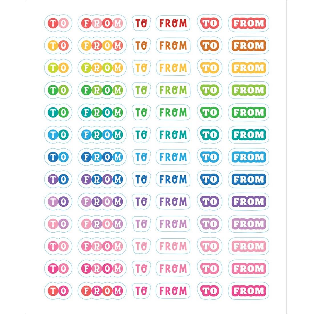 sheet from So Many Snail Mail Stickers By Pipsticks and Workman
