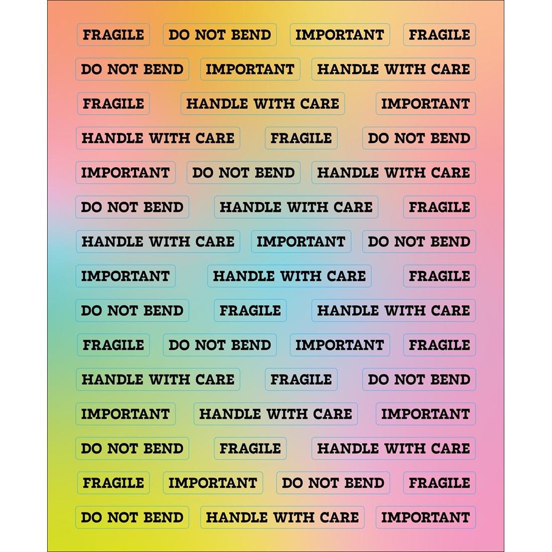sheet from So Many Snail Mail Stickers By Pipsticks and Workman