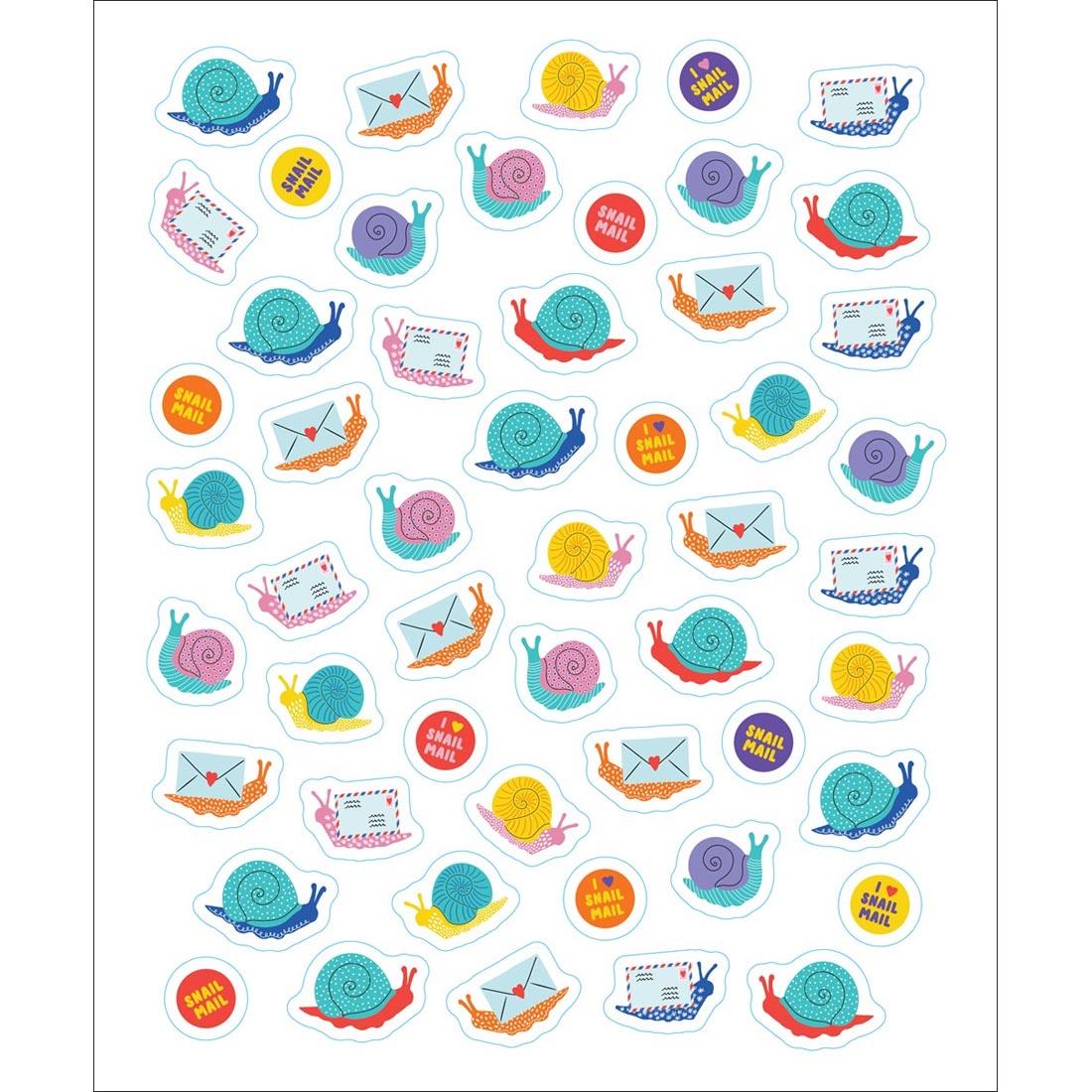 sheet from So Many Snail Mail Stickers By Pipsticks and Workman