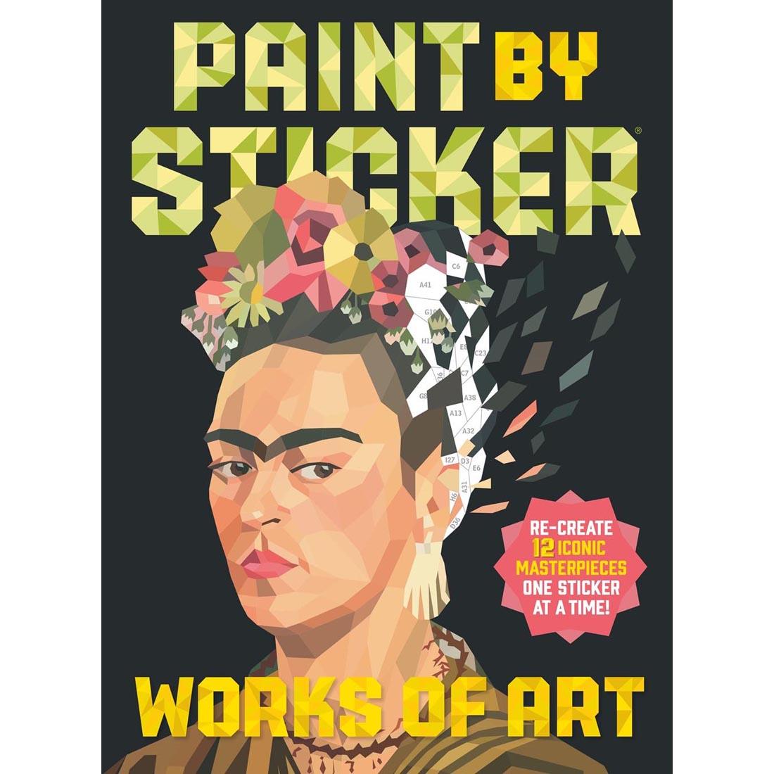 front cover of the Works of Art Paint By Sticker book