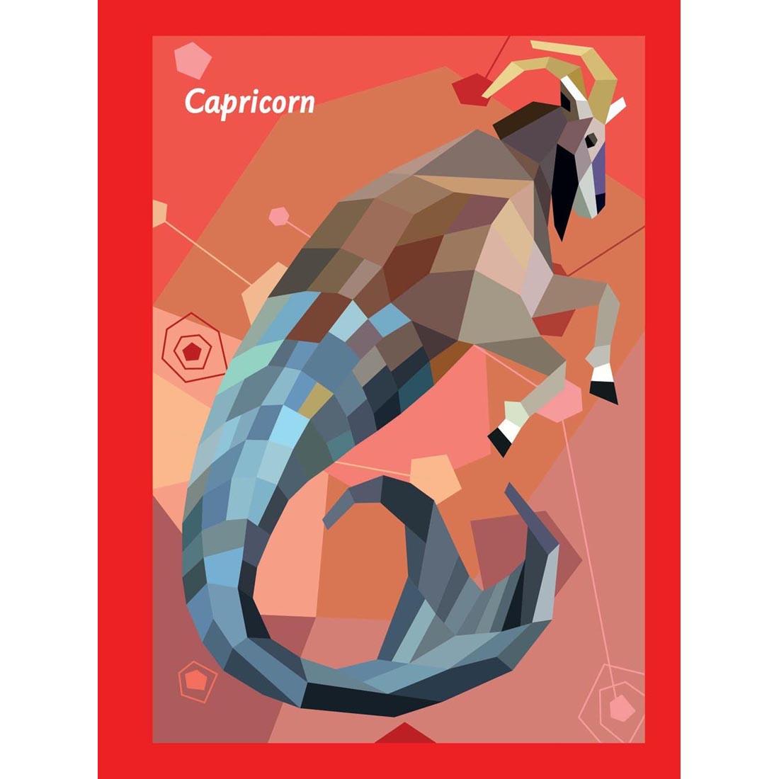 example completed page from the Zodiac Paint By Sticker Book