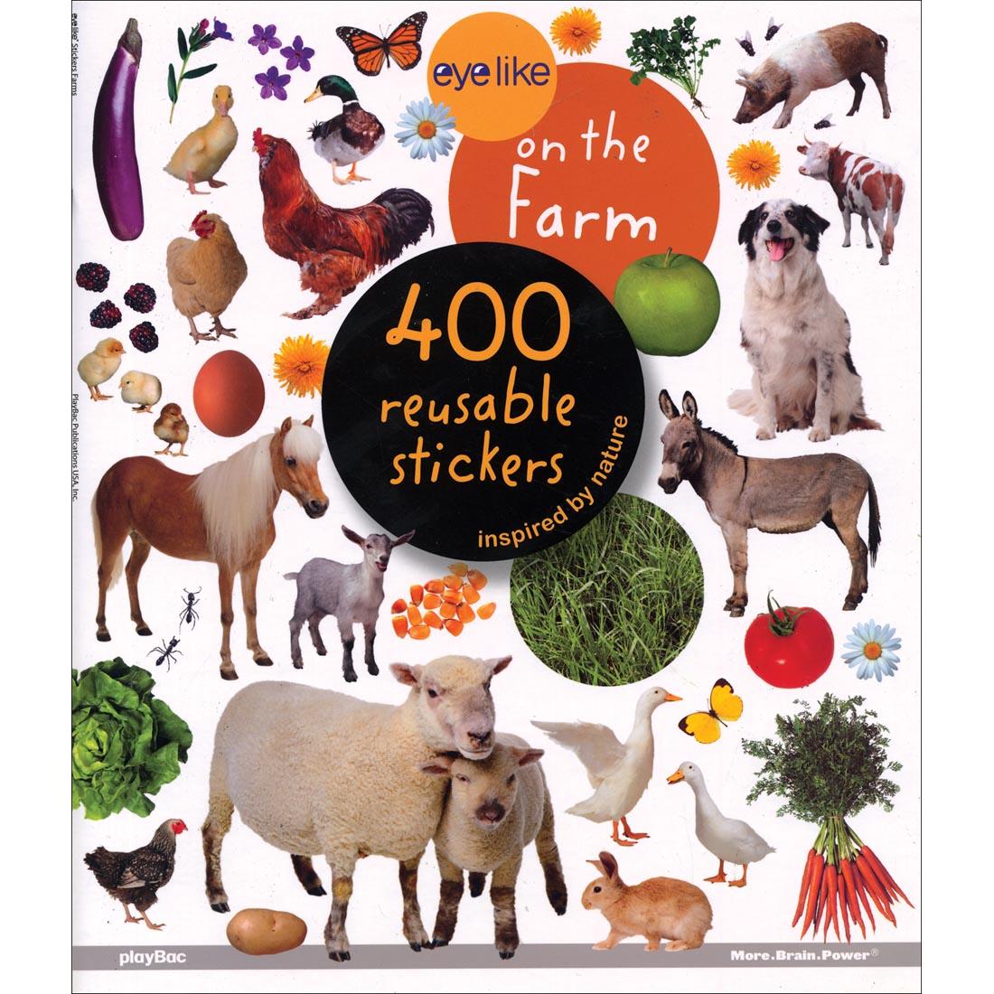 front cover of Eye Like On The Farm Stickers book