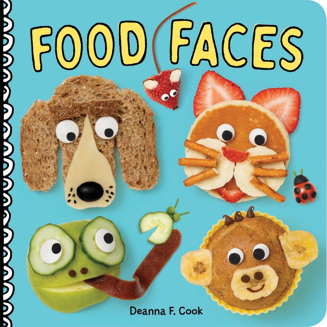 front cover of Food Faces Board Book