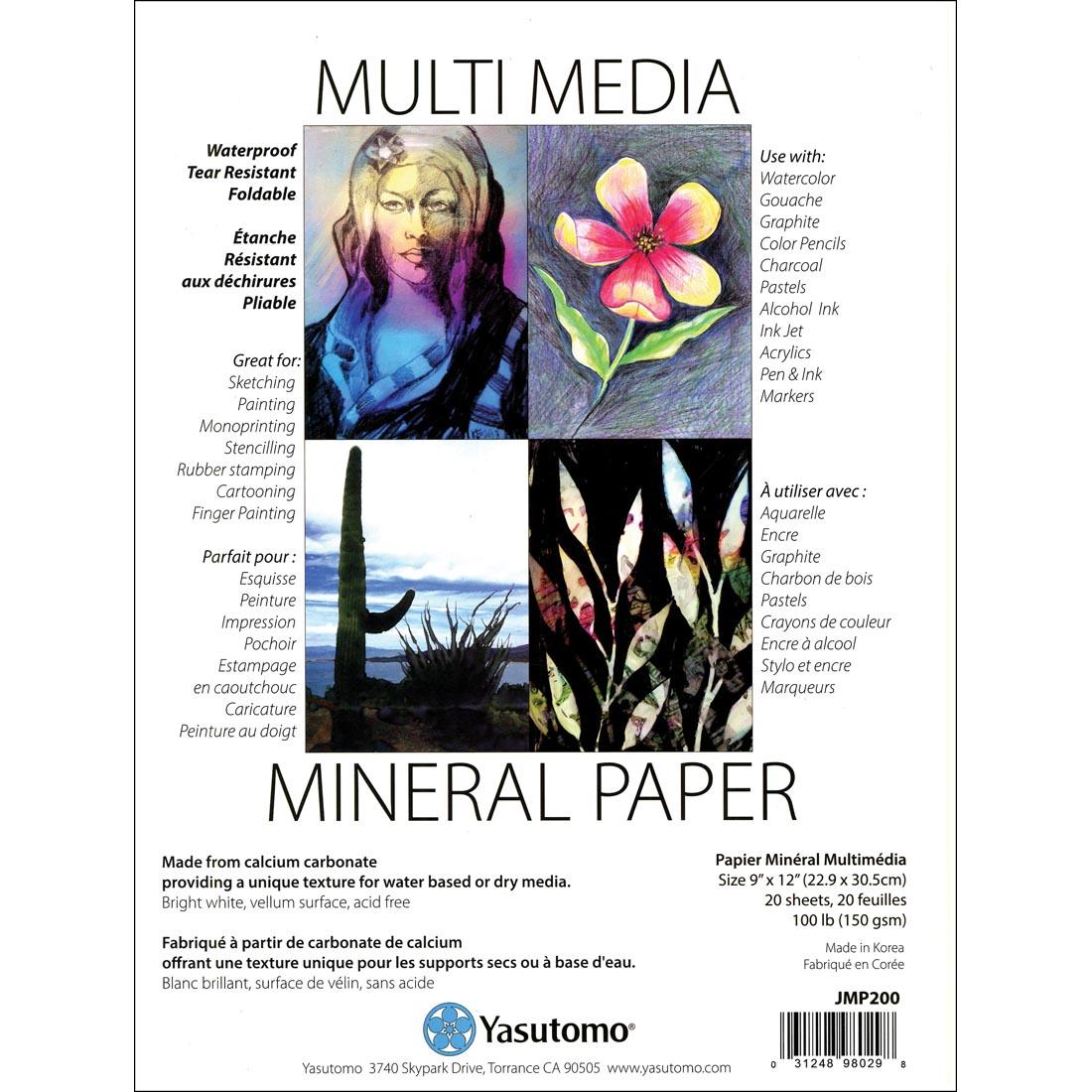Cover of Yasutomo Multi Media Mineral Paper pad