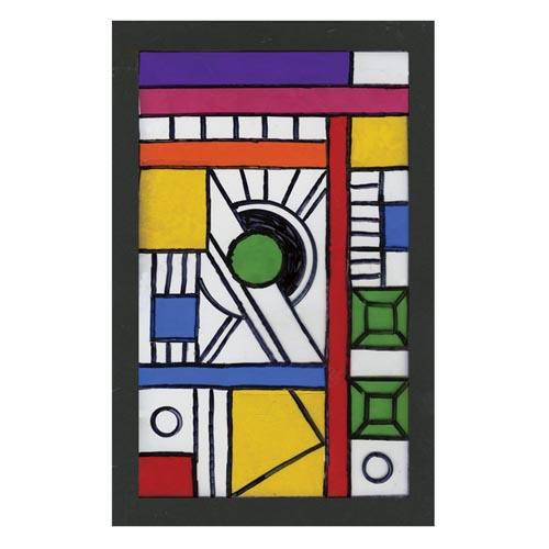 Frank Lloyd Wright-Inspired Faux Stained Glass Project Kit