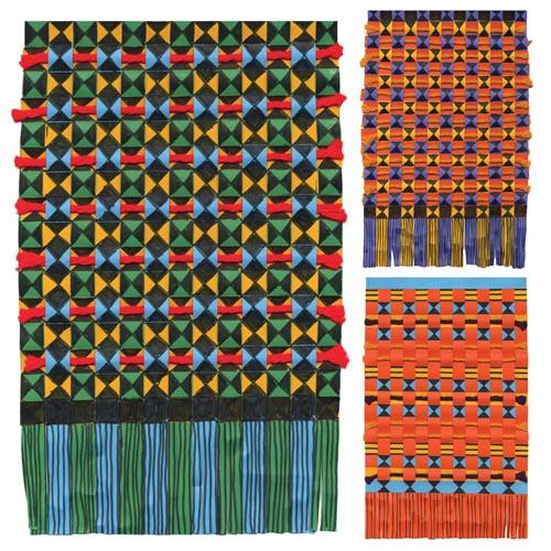 Paper Strip Kente Weaving - Project #164