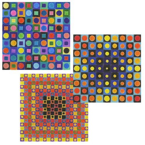 Vasarely-Inspired Op Art - Project #203