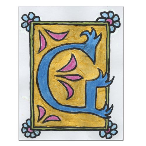 Easy Illuminated Letters - Project #225
