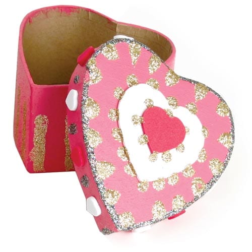 Valentine's Day Papier Mache Box - Project #68