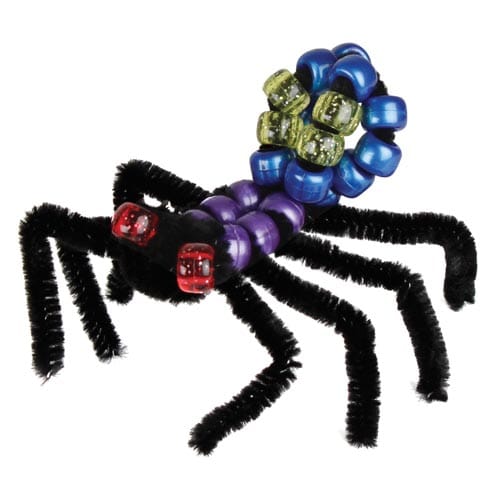 Pony Bead & Chenille Stem Halloween Spider - Project #9